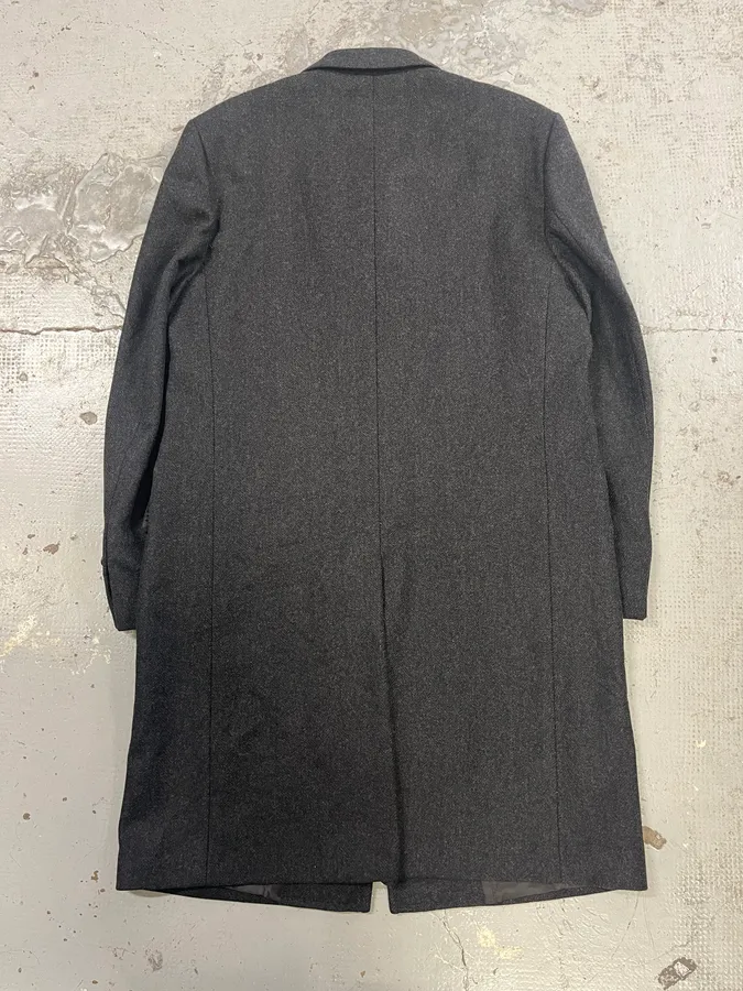 AW1996 Dolce & Gabbana Grey Wool Long Coat - Image 7