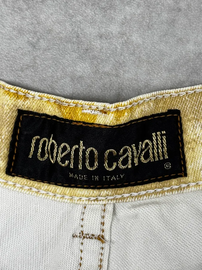 AW1996 Roberto Cavalli Roman Landscape Beige Pants - Image 12