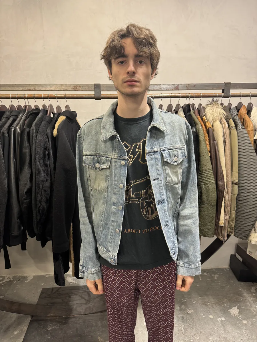 AW1998 Helmut Lang Faded Blue Denim Jacket - Image 2