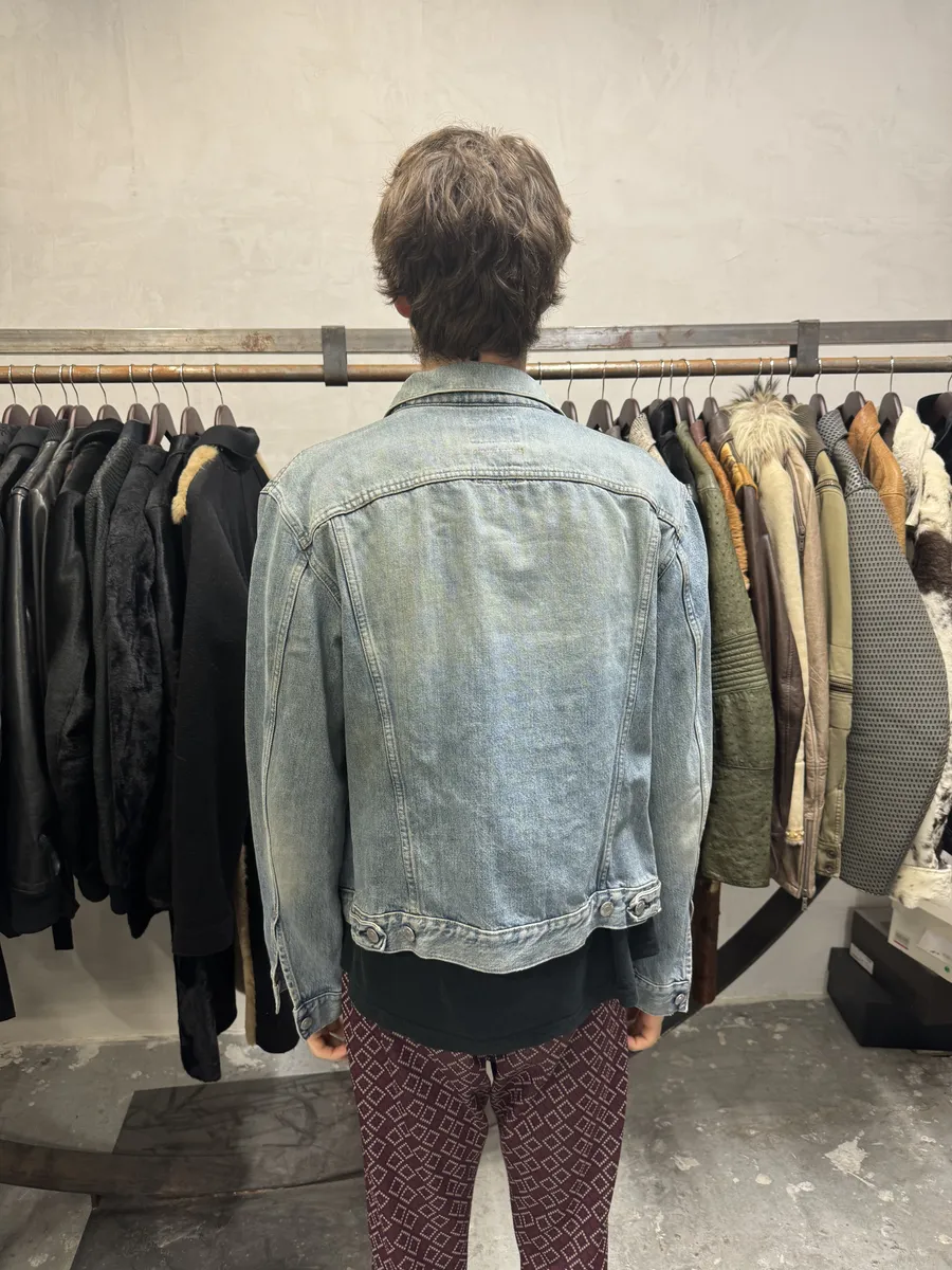 AW1998 Helmut Lang Faded Blue Denim Jacket - Image 3