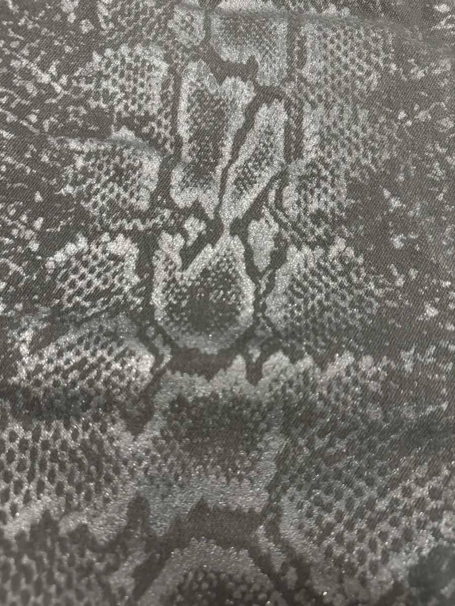 AW1998 Roberto Cavalli Black Snakeskin Python Effect Obscure Pants - Image 8