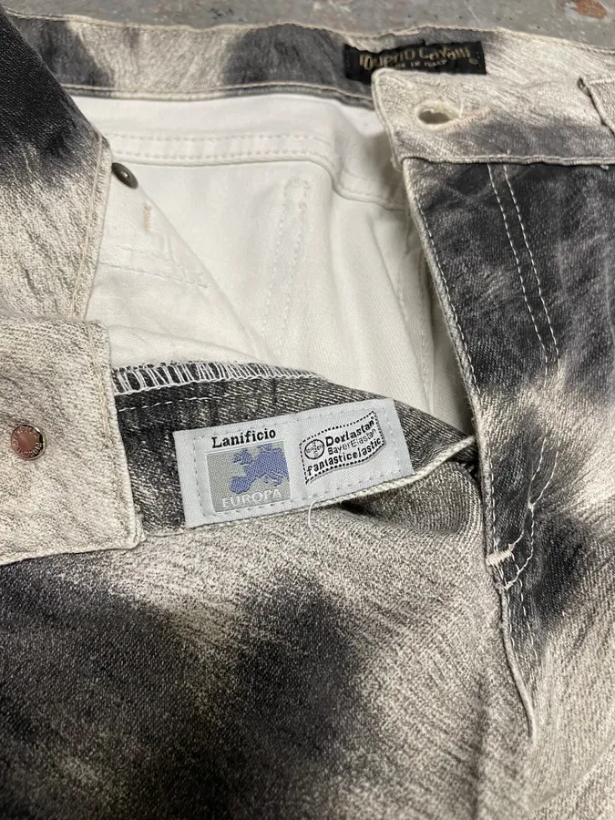 AW1999 Roberto Cavalli Leopard Movement Effect Tern Pants - Image 12