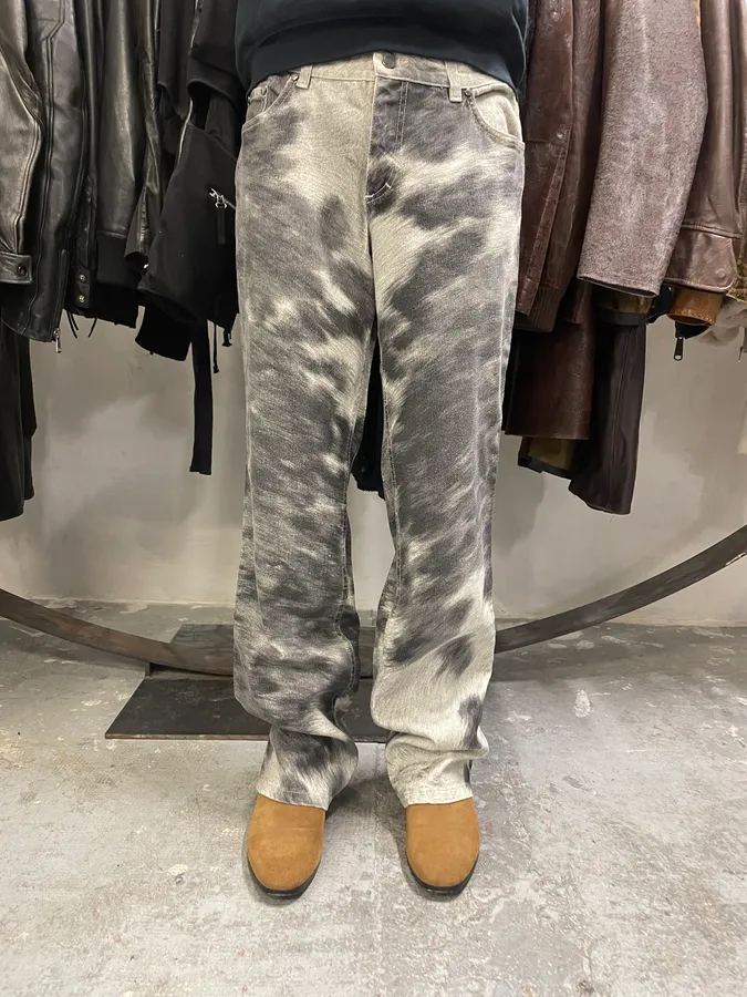 AW1999 Roberto Cavalli Leopard Movement Effect Tern Pants - Image 3