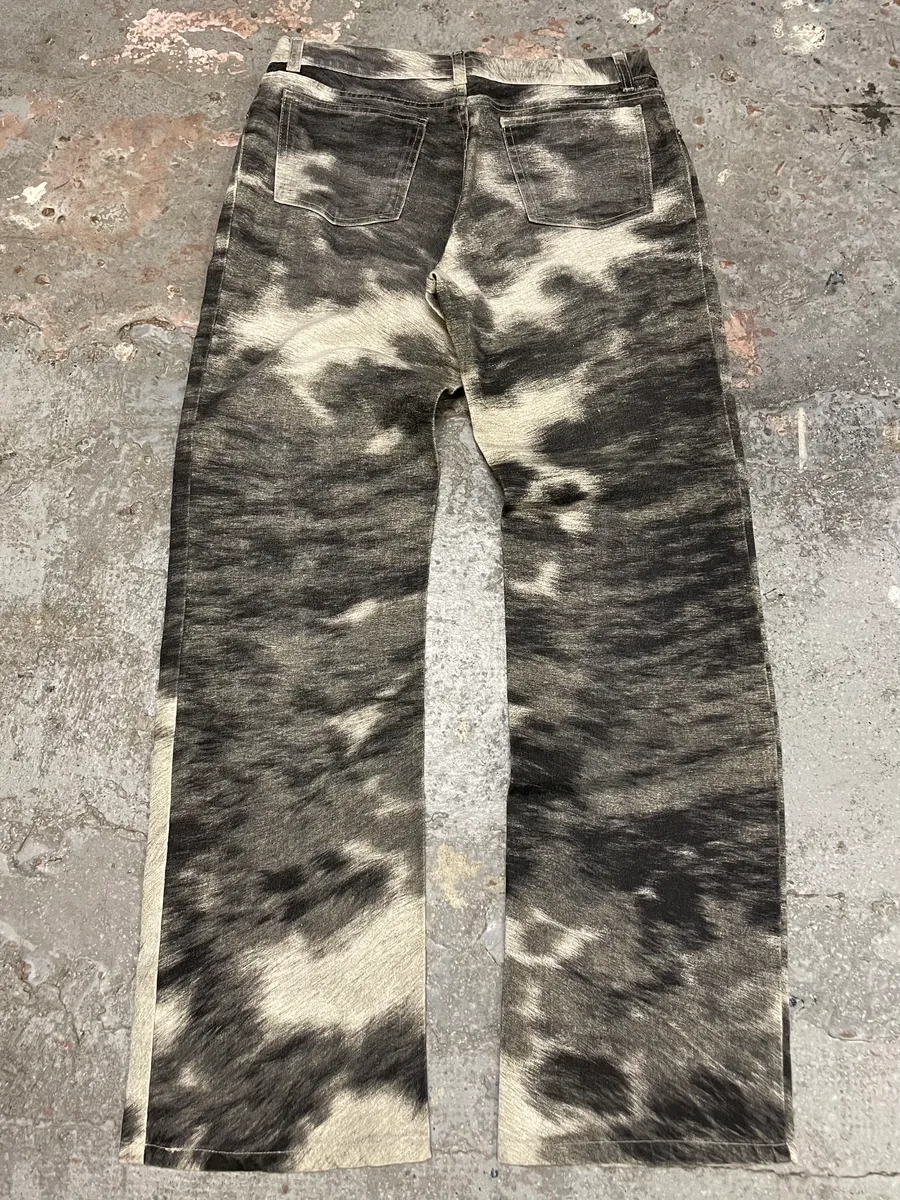 AW1999 Roberto Cavalli Leopard Movement Effect Tern Pants - Image 7