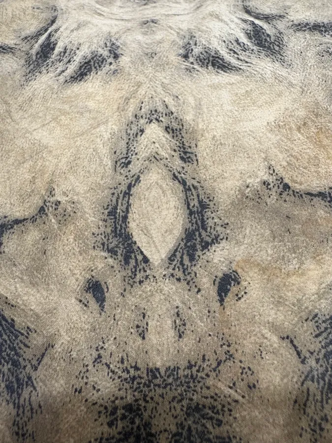 AW1999 Roberto Cavalli Wolf Fur Effect Beige Bag - Image 7