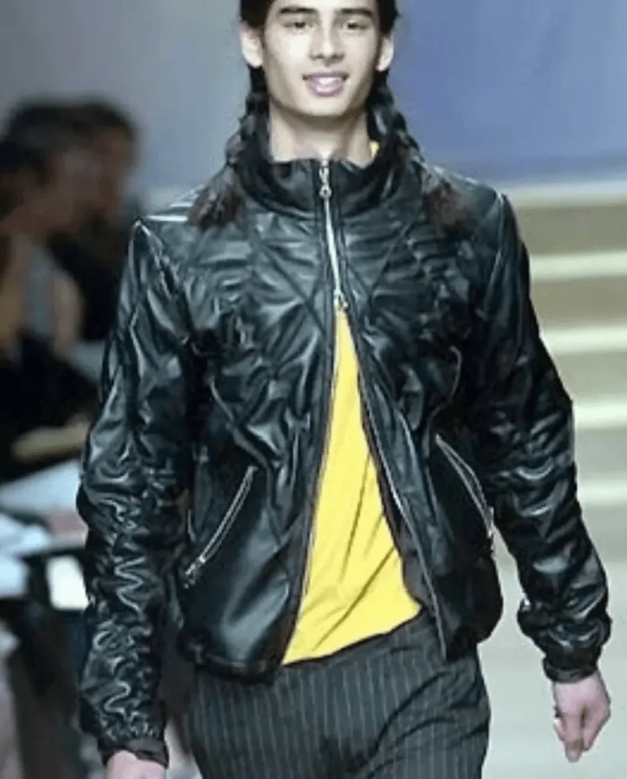 AW2000 Marithé + François Girbaud Black Structure Hooded Jacket - Image 2