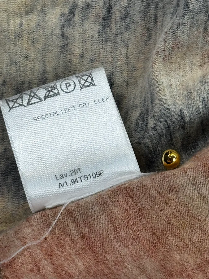 AW2000 Roberto Cavalli Orange Tiger Print Piercings Cardigan - Image 13