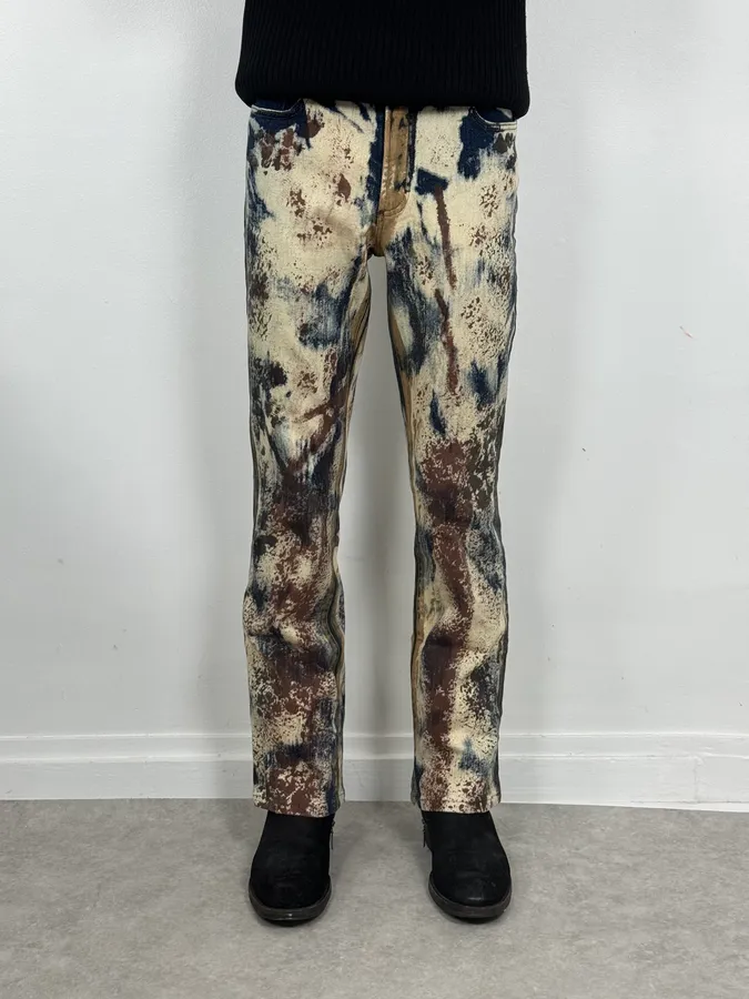 AW2001 Cavalli World Rust Eroded Ultimate Pants - Image 3