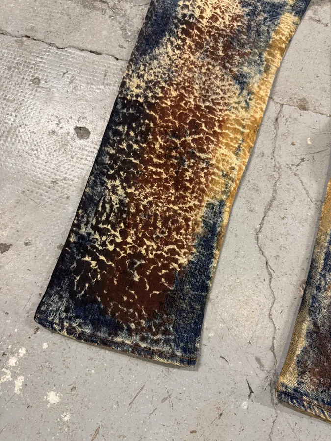 AW2001 Cavalli World Rust Eroded Ultimate Pants - Image 10