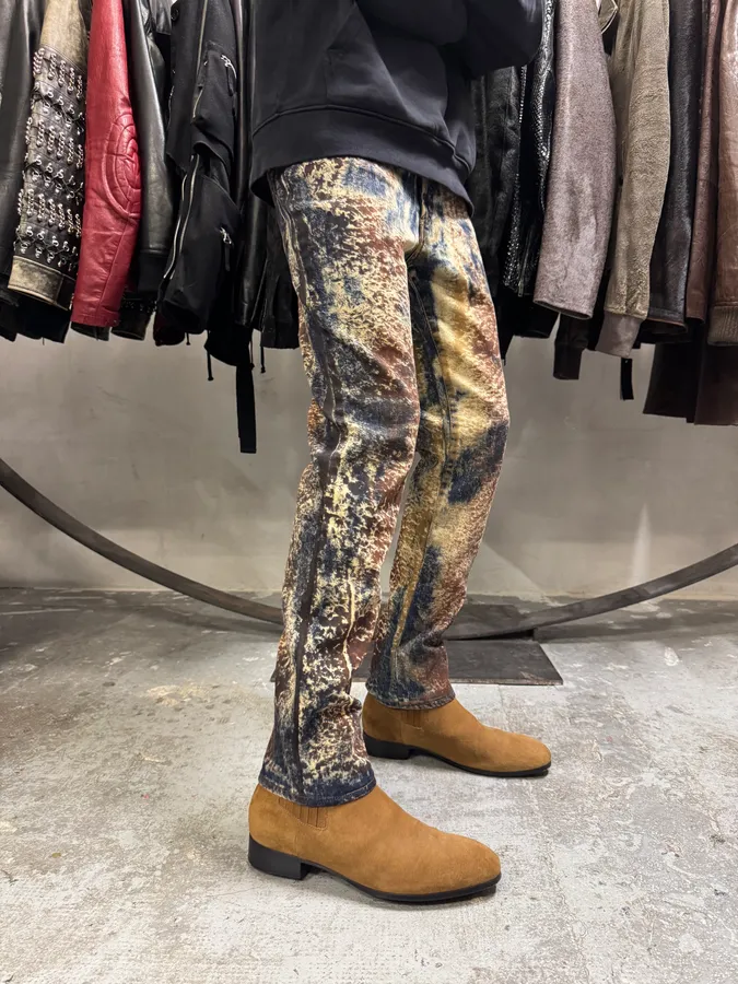 AW2001 Cavalli World Rust Eroded Ultimate Pants - Image 2