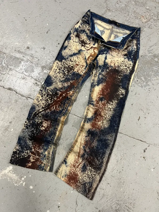 AW2001 Cavalli World Rust Eroded Ultimate Pants - Image 6