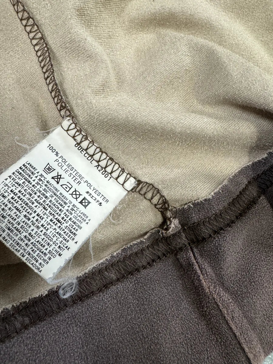 AW2001 Diesel Eroded Grey & Red Line Zip-up Sweater - Image 7
