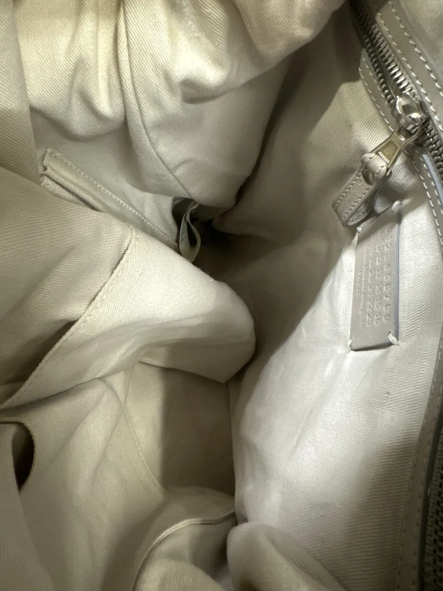 AW2001 Maison Martin Margiela Grey Canvas Handle Shoulder Bag - Image 10