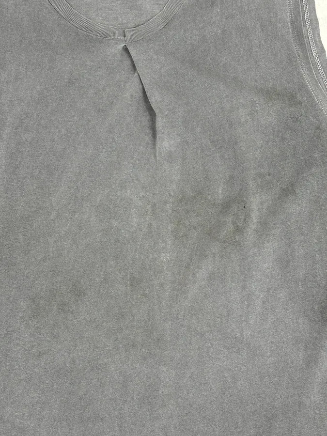 AW2001 Maison Martin Margiela Grey Signature Sleeveless T-Shirt - Image 8