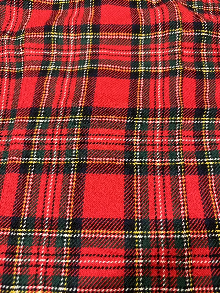 AW2002 Dolce & Gabbana Checkered Wool Red Shirt - Image 8