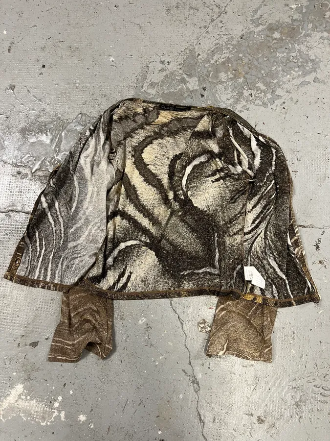AW2002 Roberto Cavalli Savage Safari Cardigan - Image 10