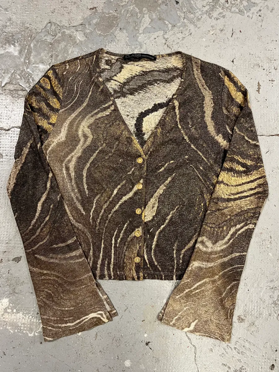 AW2002 Roberto Cavalli Savage Safari Cardigan - Image 4
