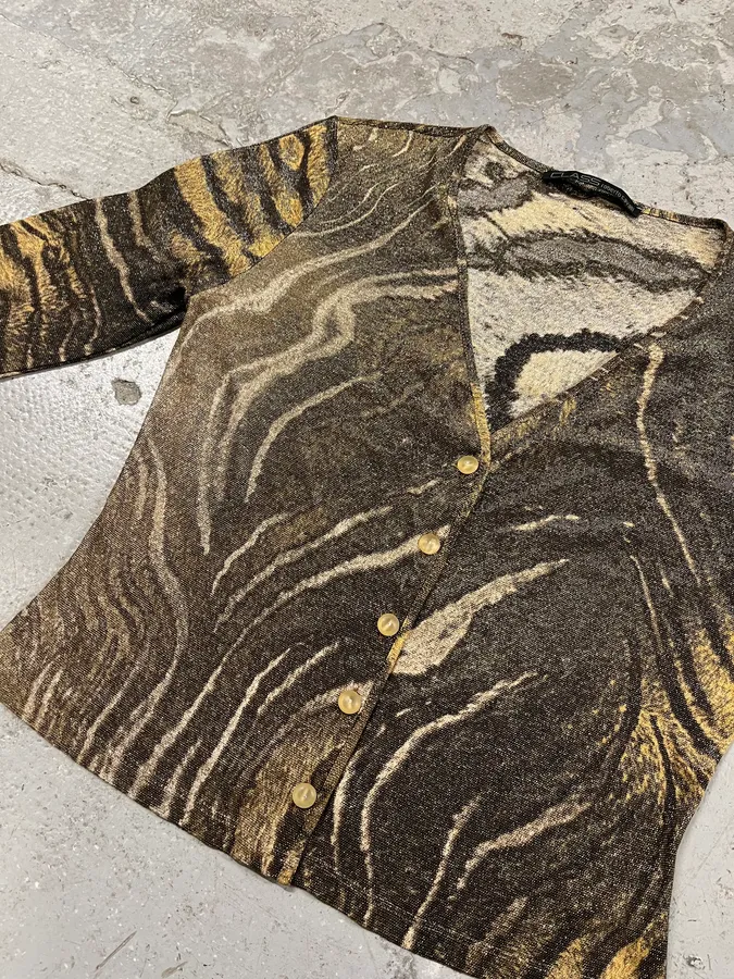 AW2002 Roberto Cavalli Savage Safari Cardigan - Image 7