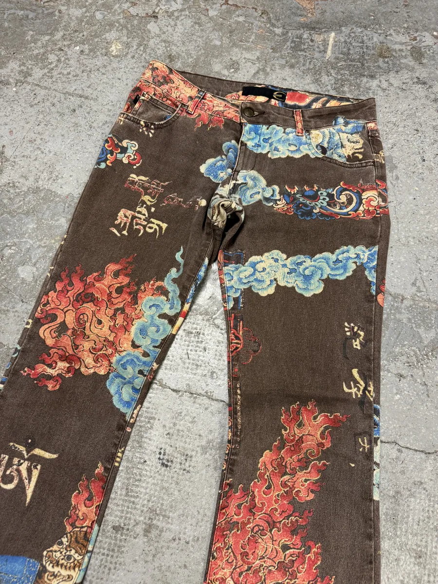AW2003 Cavalli Asian World Fantasy Grey Pants - Image 8
