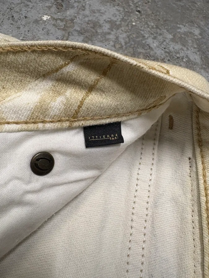 AW2003 Cavalli Astrology Beige Deus Pants - Image 10
