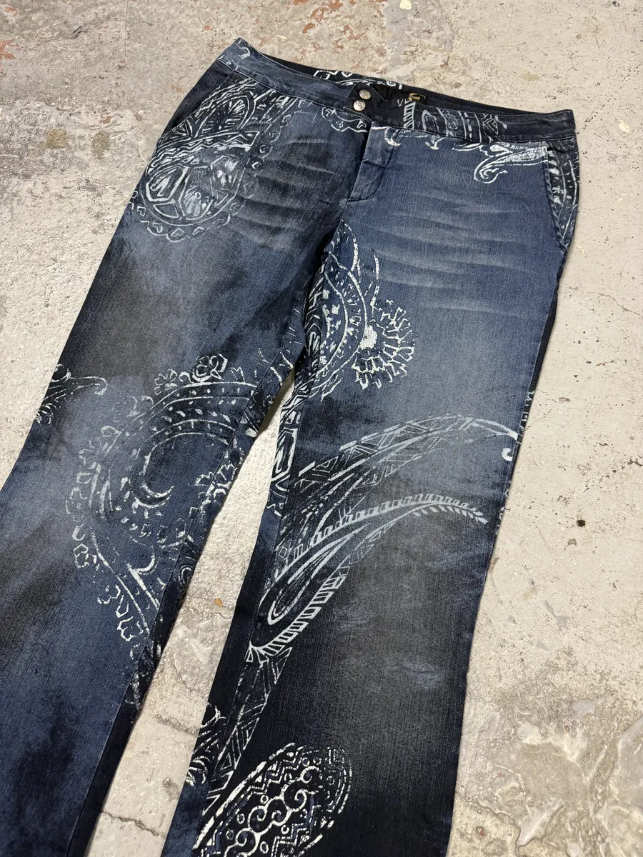 AW2003 Cavalli Blue Ocean Presley Pants - Image 11