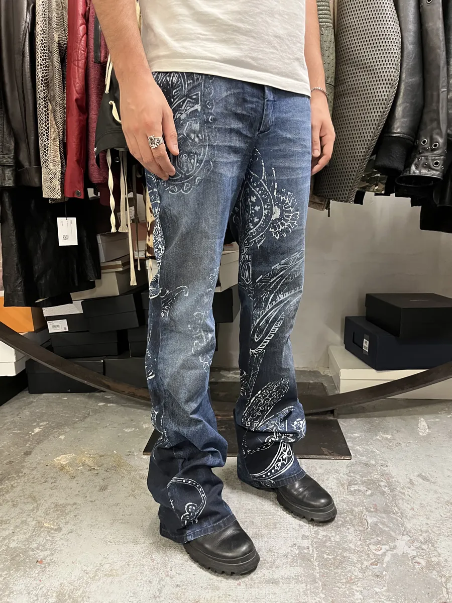 AW2003 Cavalli Blue Ocean Presley Pants - Image 3