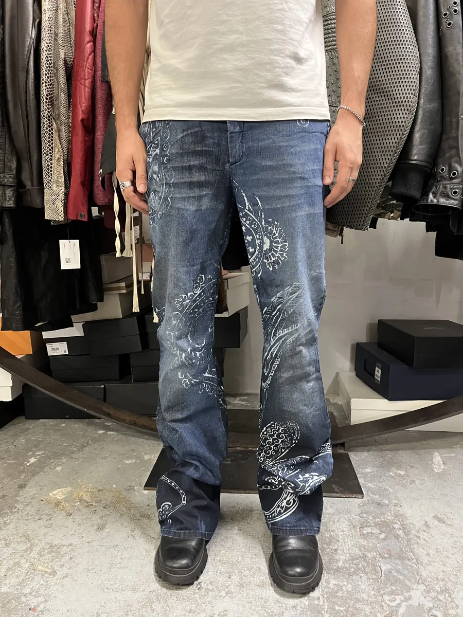 AW2003 Cavalli Blue Ocean Presley Pants - Image 5
