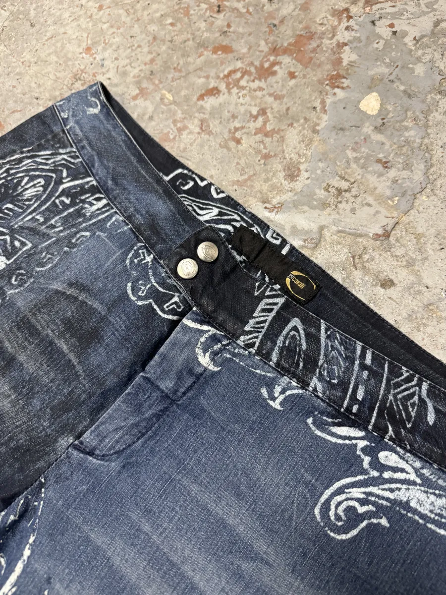 AW2003 Cavalli Blue Ocean Presley Pants - Image 9