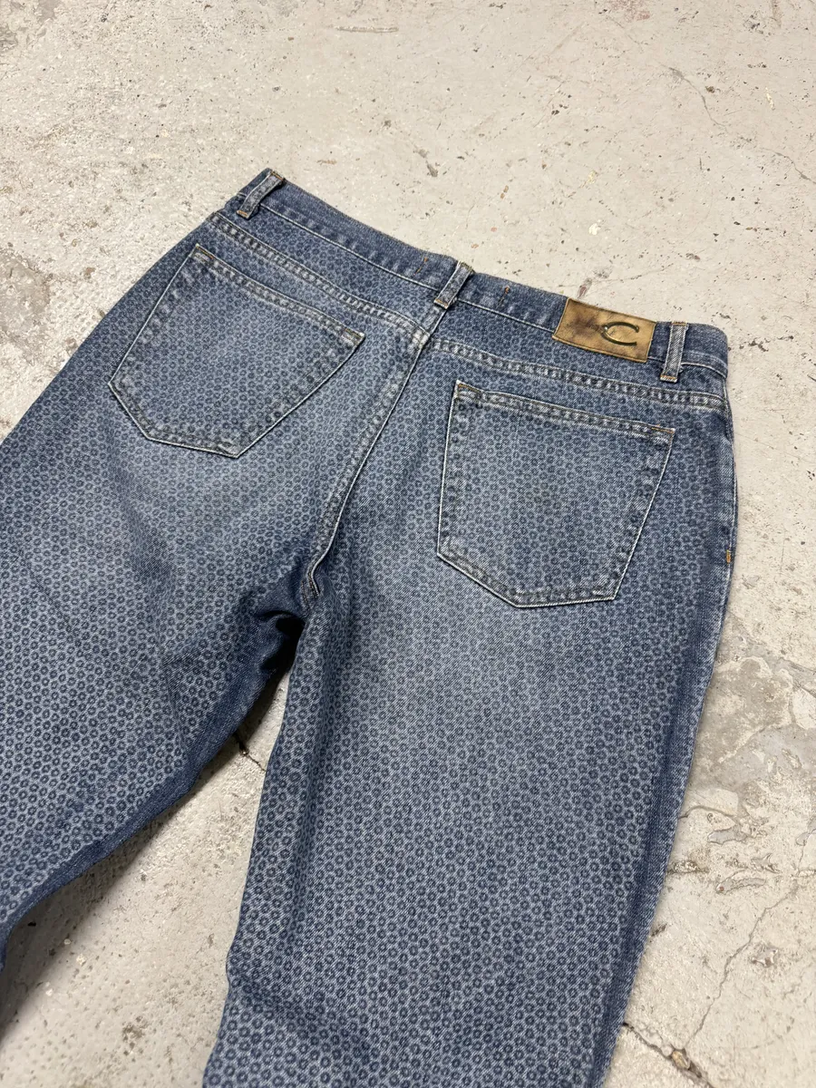 AW2003 Cavalli Blue Pointed Denim Jeans - Image 4