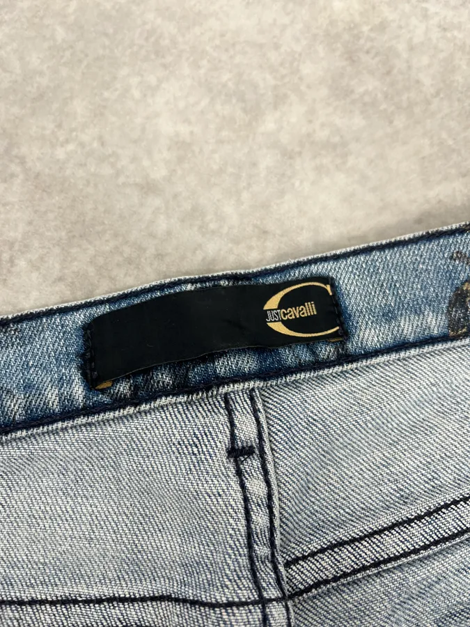 AW2003 Cavalli Fantasy Asian Blue Denim Jeans - Image 11