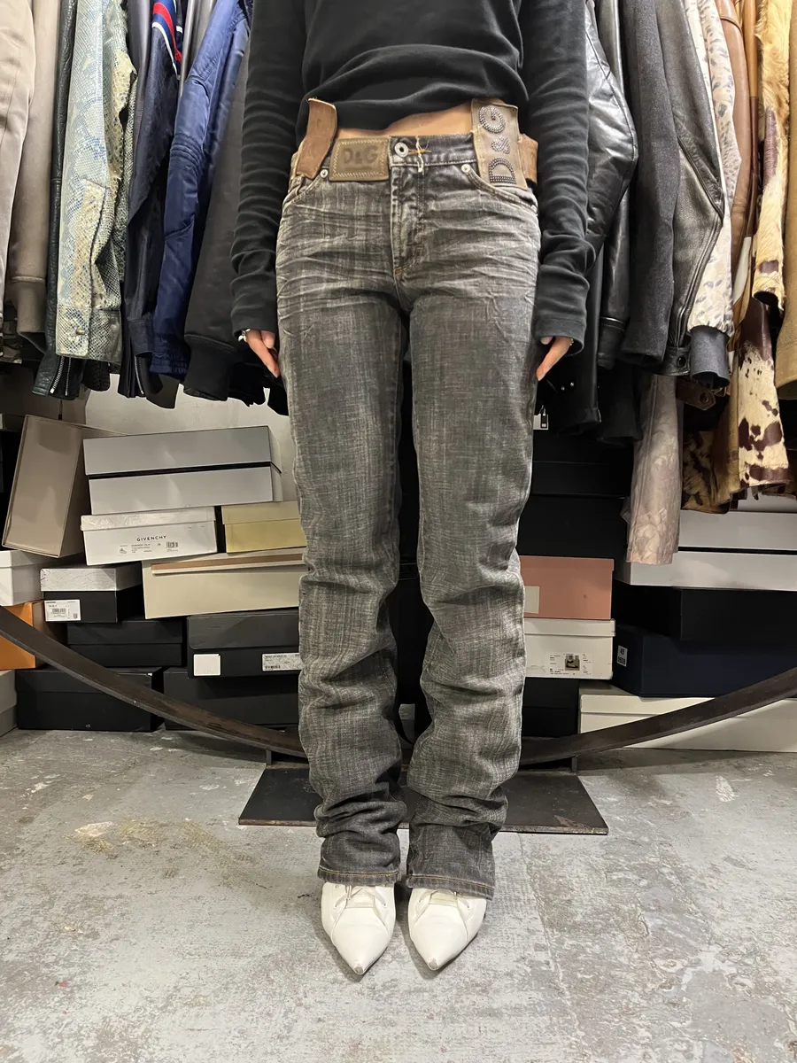AW2003 Dolce & Gabbana 10 Tags Raw Denim Jeans - Image 2