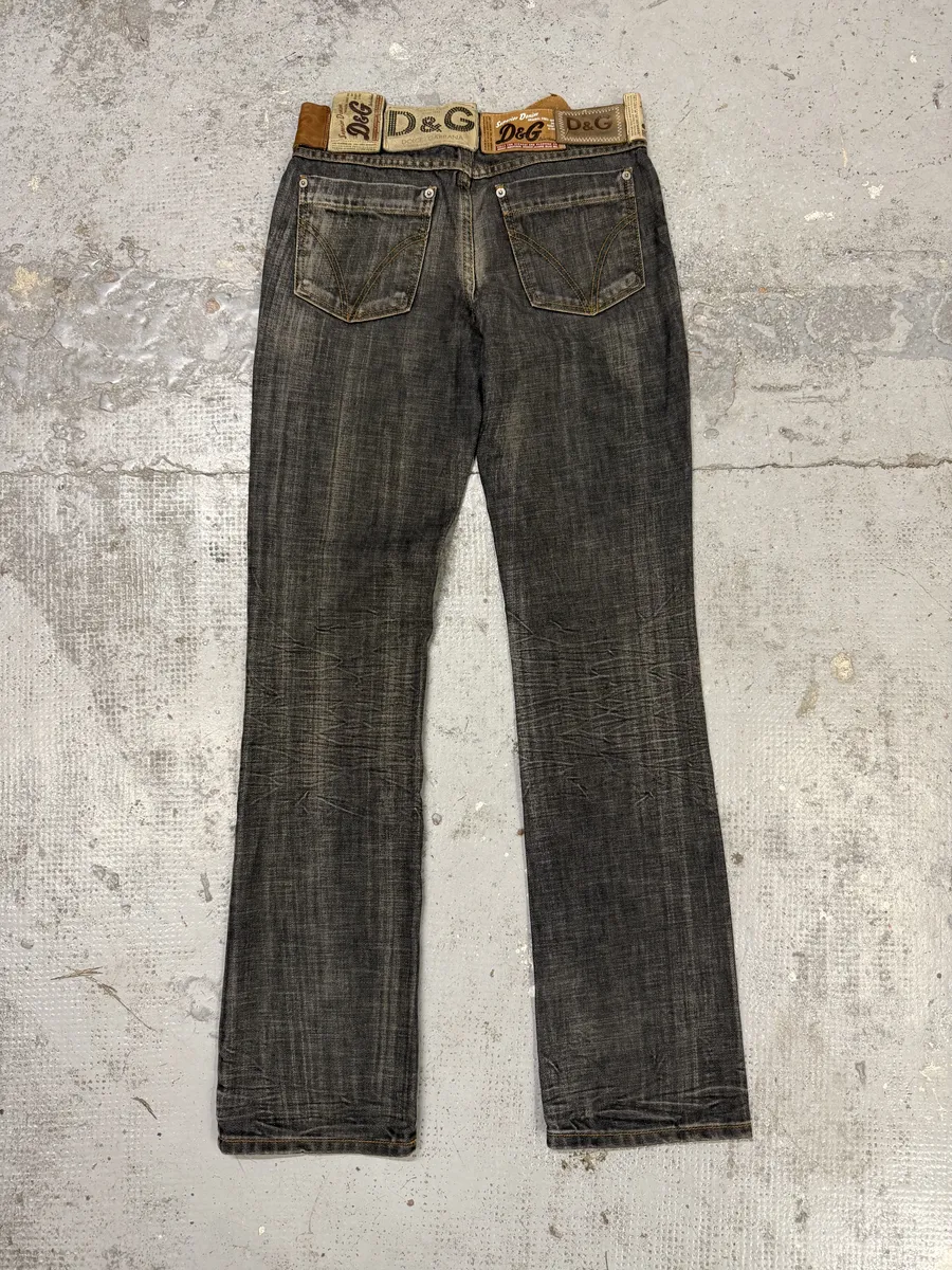 AW2003 Dolce & Gabbana 10 Tags Raw Denim Jeans - Image 5