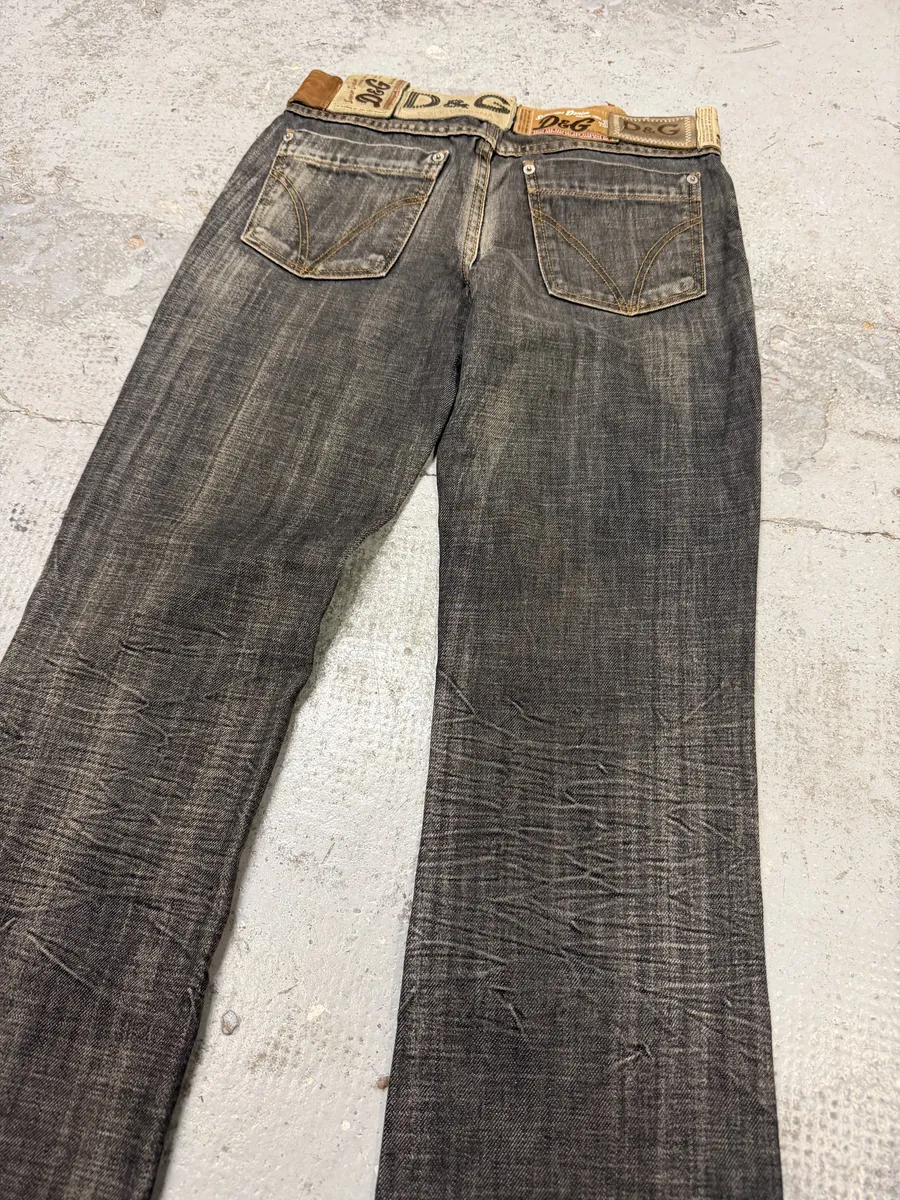AW2003 Dolce & Gabbana 10 Tags Raw Denim Jeans - Image 6