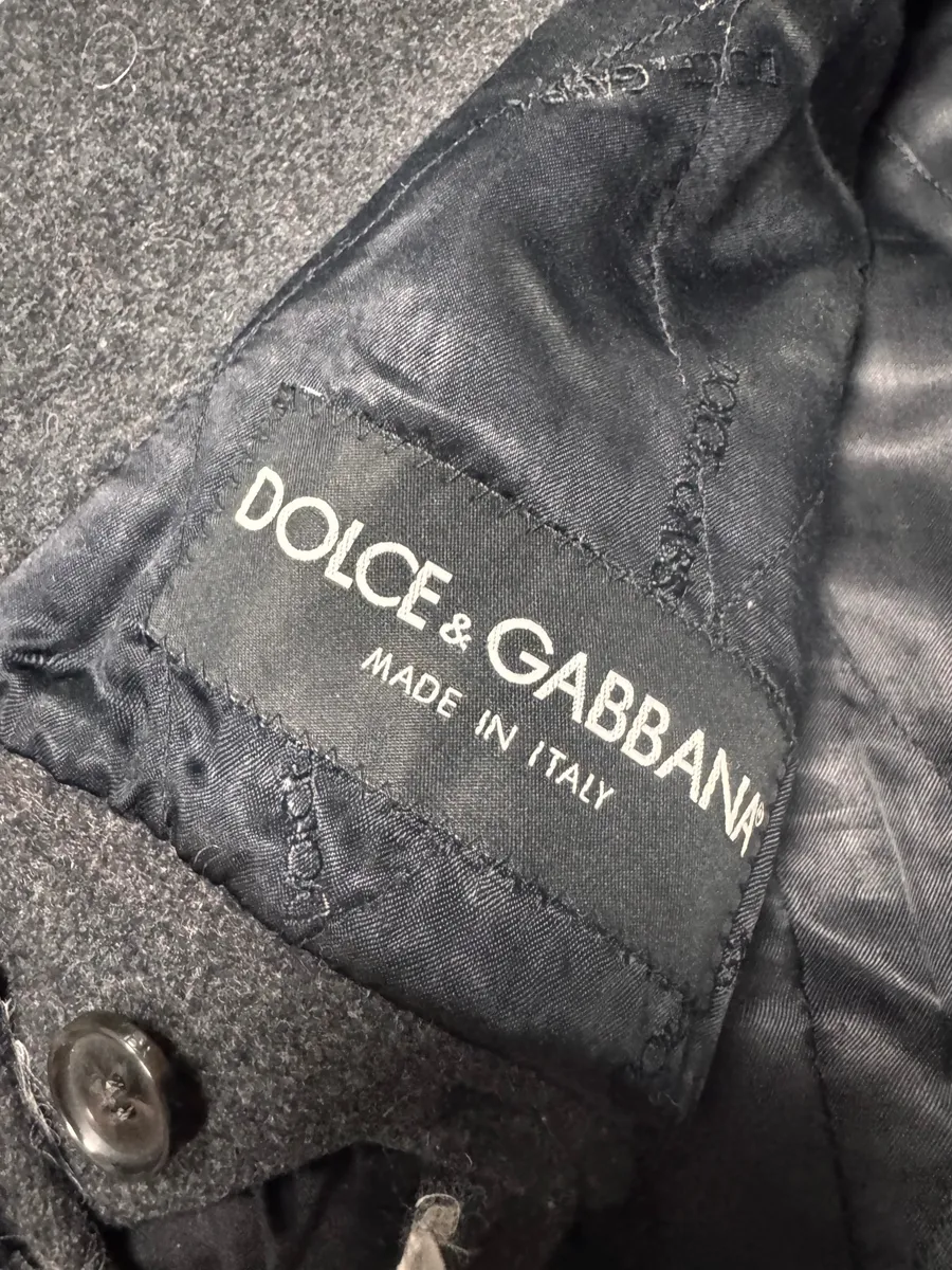 AW2003 Dolce & Gabbana 2-Zip Wool Coat - Image 9