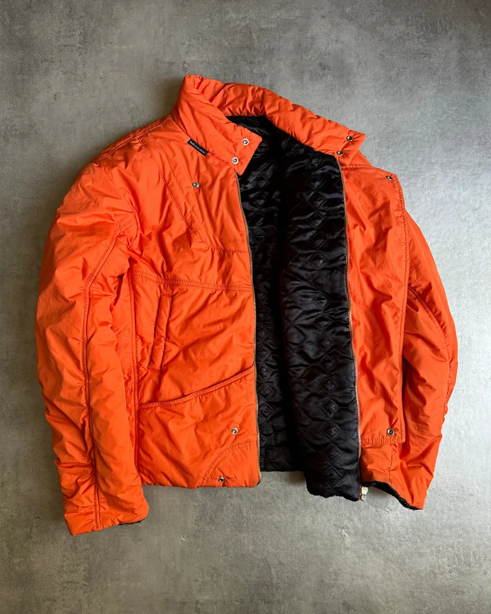 AW2003 Dolce & Gabbana Astro Orange Puffer Futuristic Jacket - Image 11