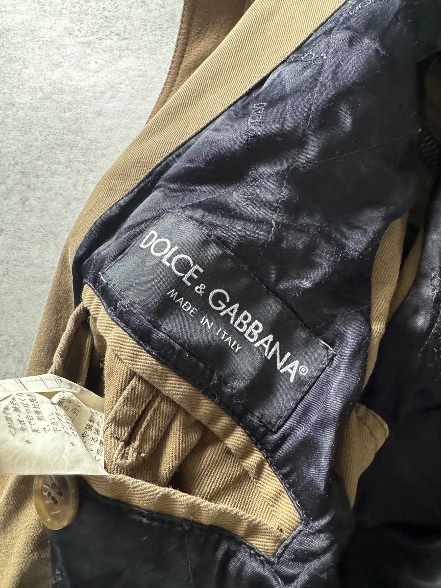 AW2003 Dolce & Gabbana Aviator Army Detachable Zips Jacket - Image 10