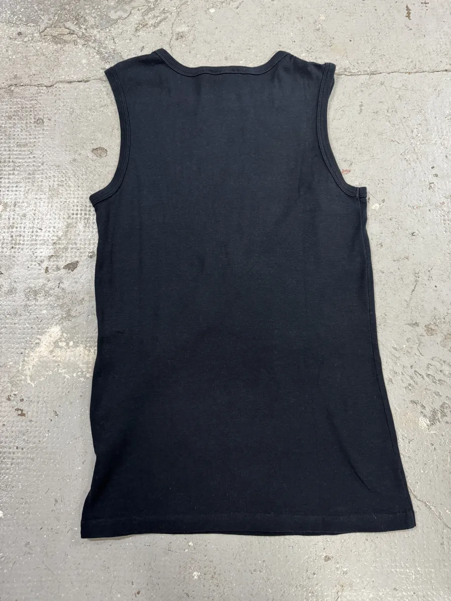 AW2003 Dolce & Gabbana Black Bondage Strap Tank Top - Image 8