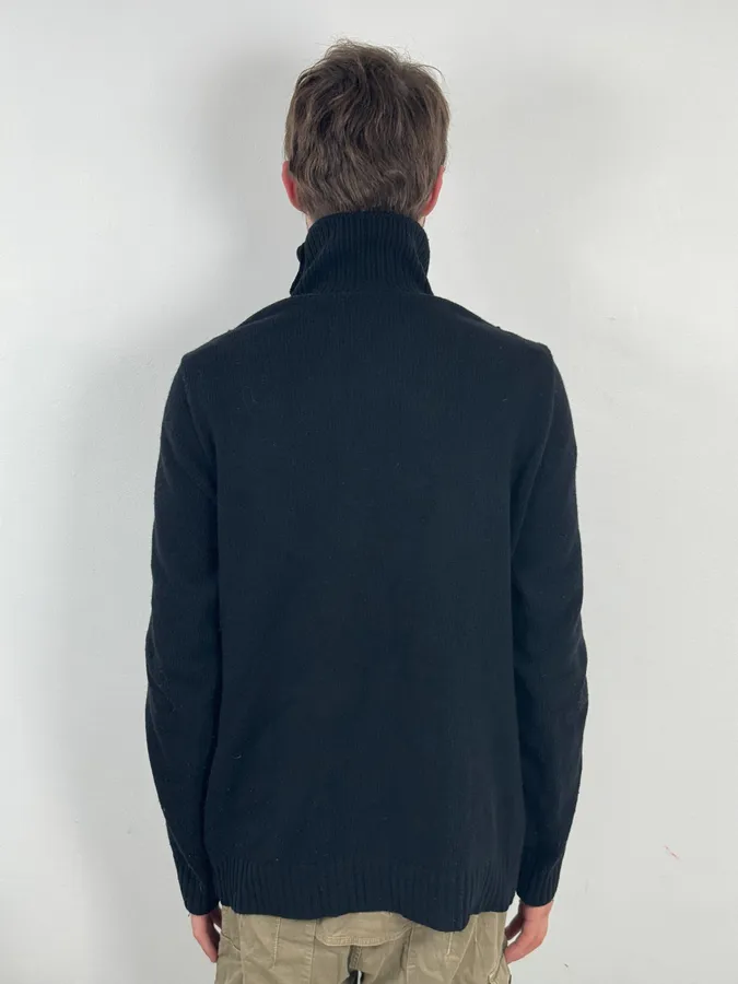 AW2003 Dolce & Gabbana Black Bondage Turtleneck Sweater - Image 3