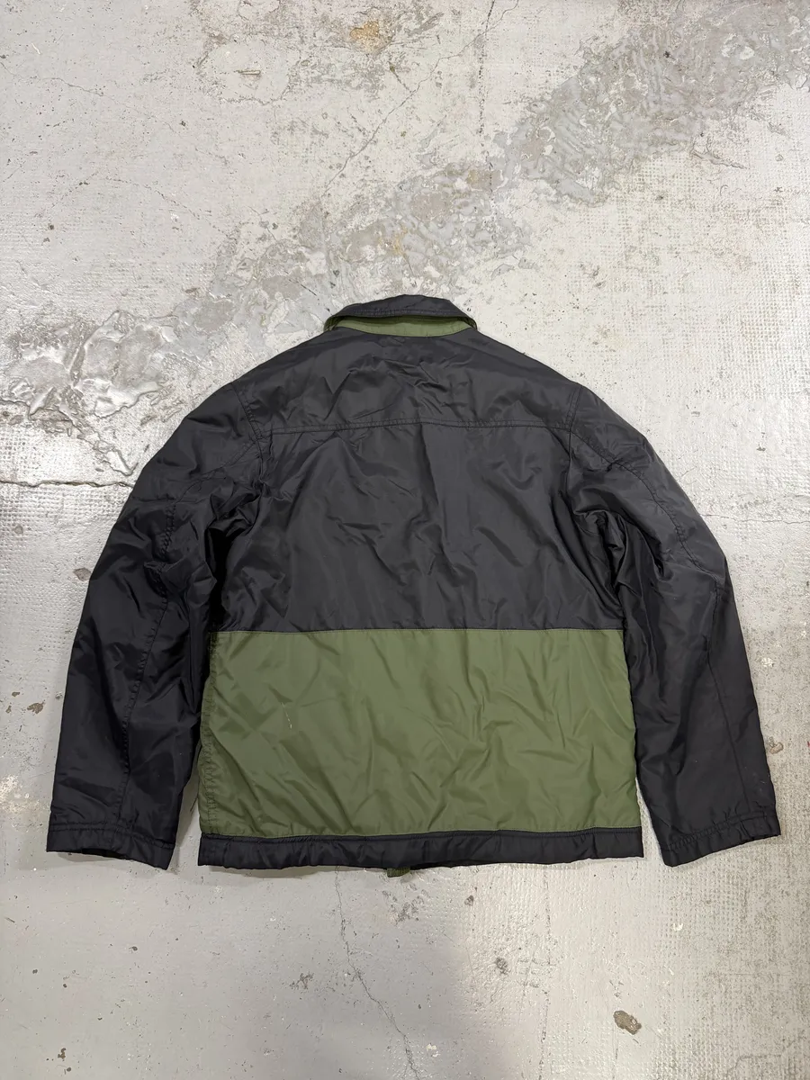 AW2003 Dolce & Gabbana Black & Khaki Green Nylon Jacket - Image 8