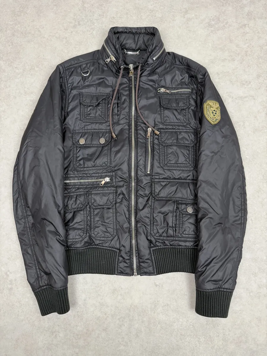 AW2003 Dolce & Gabbana Black Puffer Jacket