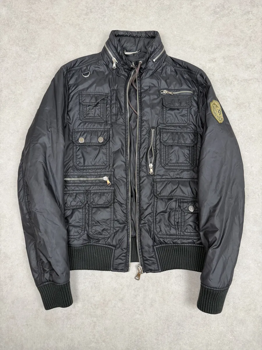 AW2003 Dolce & Gabbana Black Puffer Jacket - Image 5