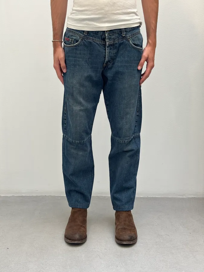 AW2003 Dolce & Gabbana Blue Contemporary Denim Jeans - Image 2