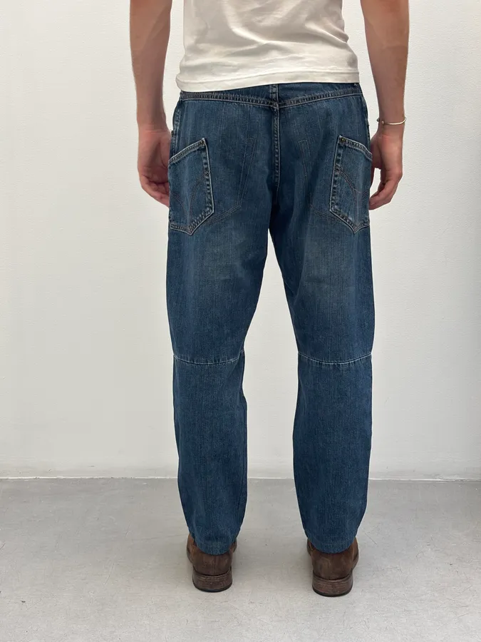 AW2003 Dolce & Gabbana Blue Contemporary Denim Jeans - Image 4
