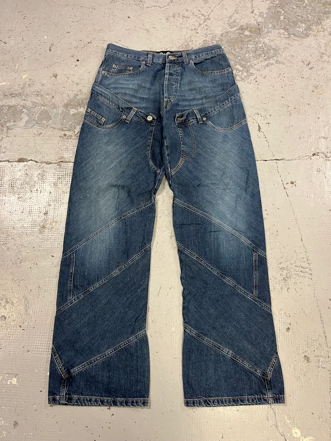 AW2003 Dolce & Gabbana Blue Tornado Denim Jeans