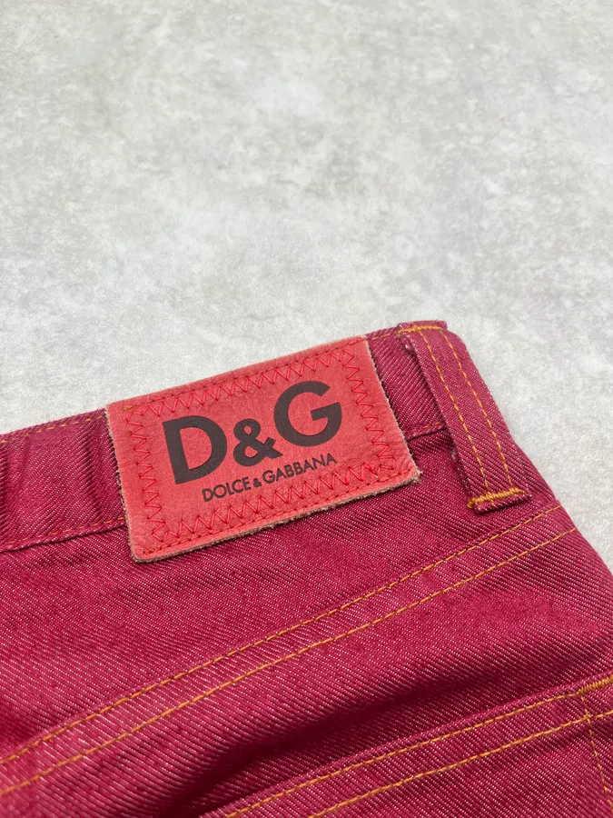 AW2003 Dolce & Gabbana Bordeaux Cozy Pants - Image 11