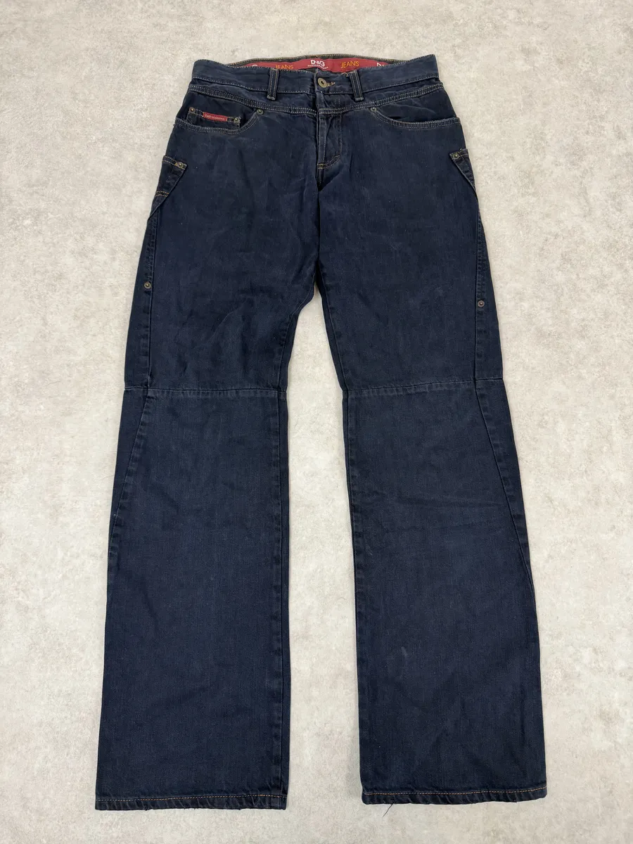 AW2003 Dolce & Gabbana Cargo Navy Jeans