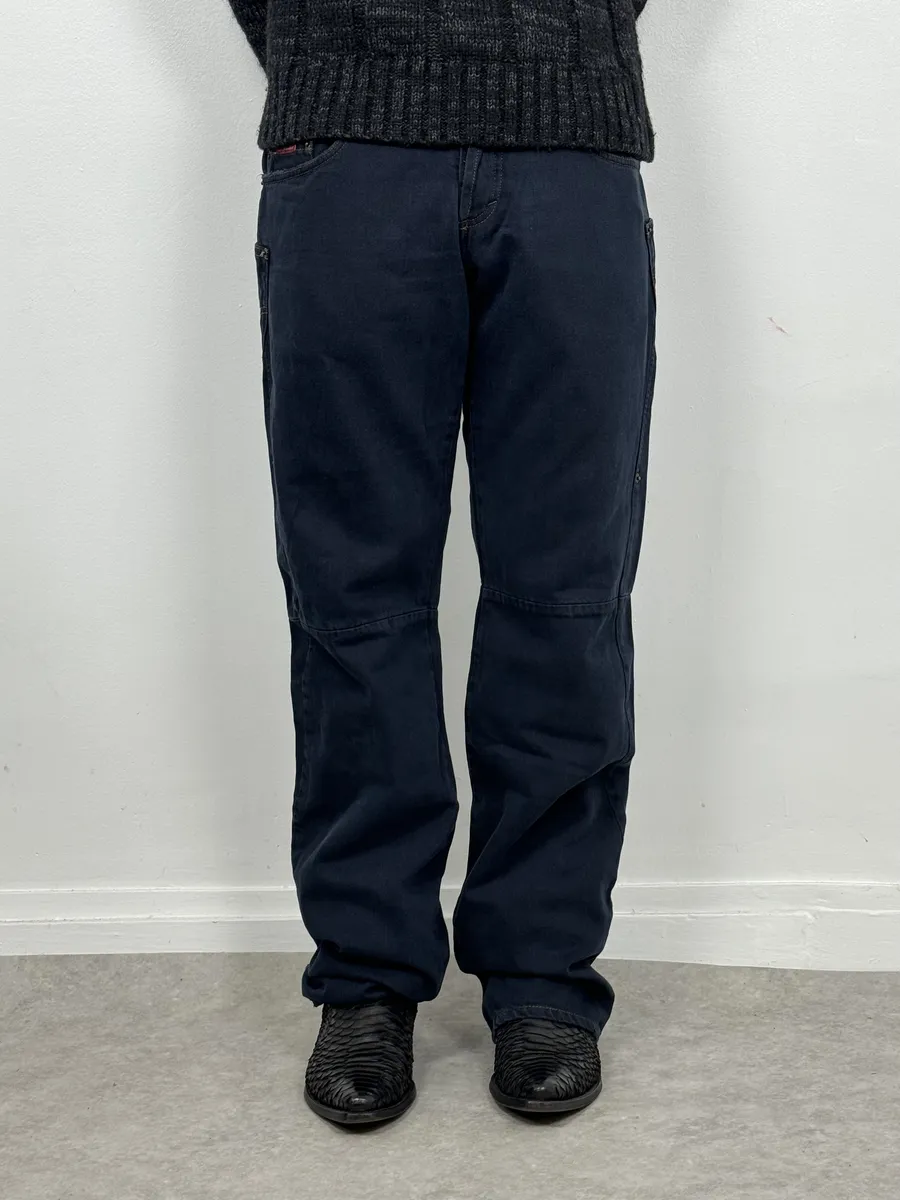 AW2003 Dolce & Gabbana Cargo Navy Jeans - Image 2