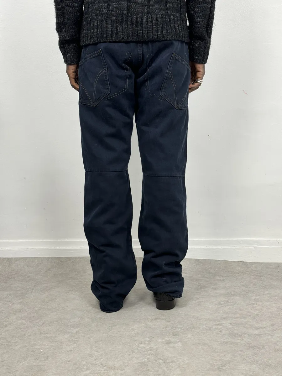 AW2003 Dolce & Gabbana Cargo Navy Jeans - Image 3