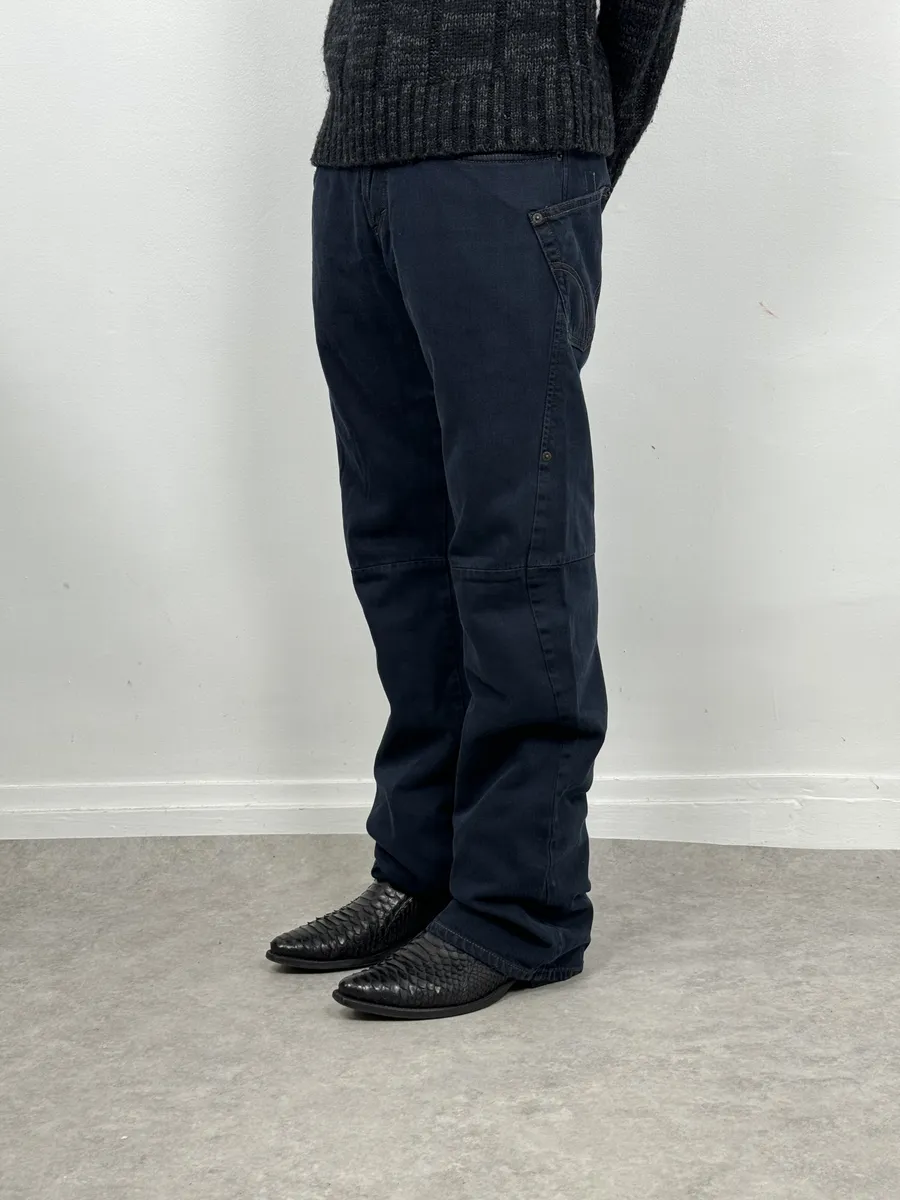 AW2003 Dolce & Gabbana Cargo Navy Jeans - Image 4