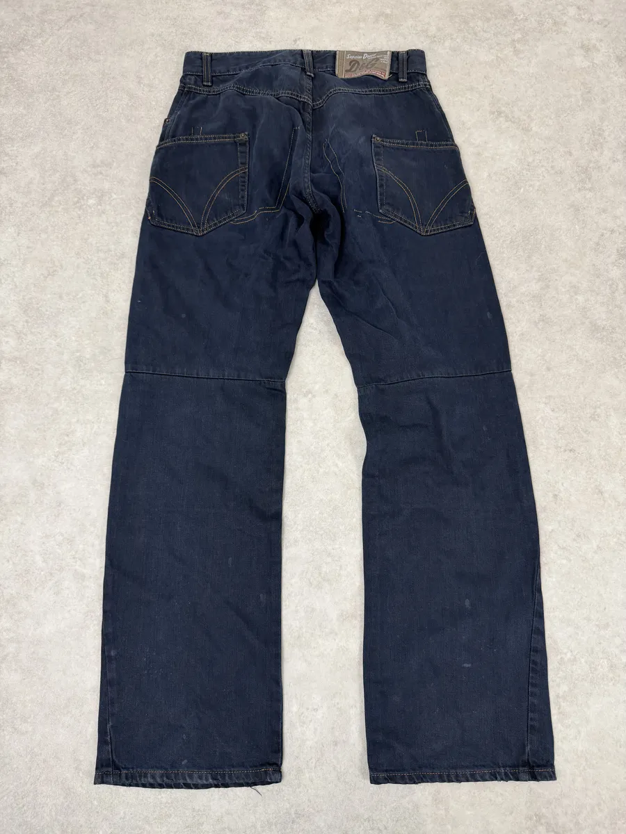 AW2003 Dolce & Gabbana Cargo Navy Jeans - Image 5